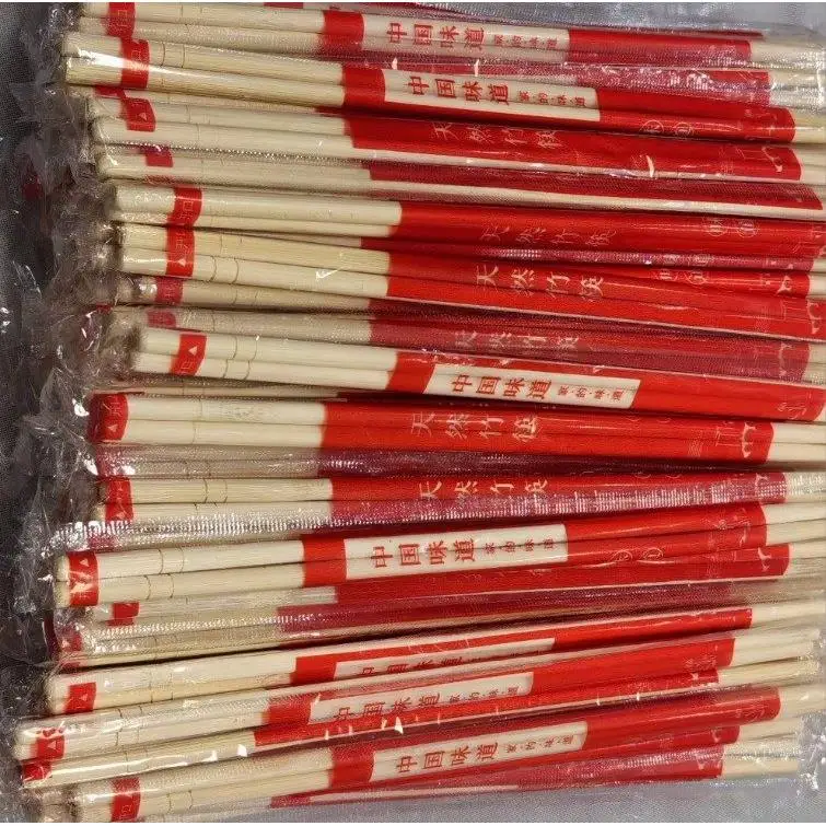 

Одноразовые красные палочки для еды для ресторанов, удобные, в индивидуальной упаковке, гигиеничные, для еды на вынос и банкетов