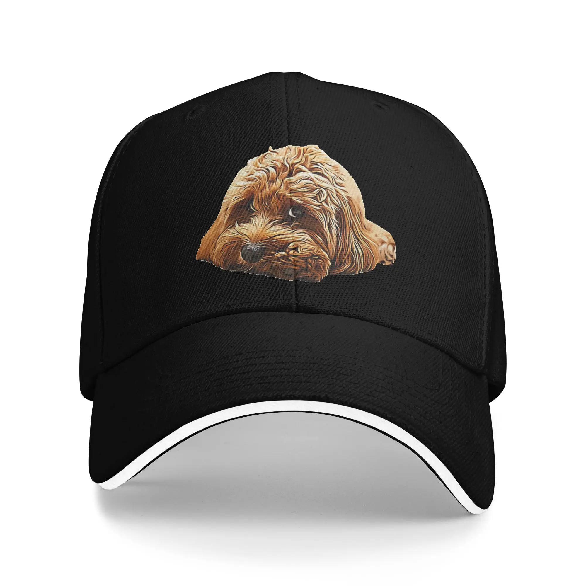 Cavapoo Cavoodle Cockerpoo Puppy Dog Poodle Mix Sun Baseball Cap  Summer Fashion Trucker Hat For Couple Hunting Baseball Caps