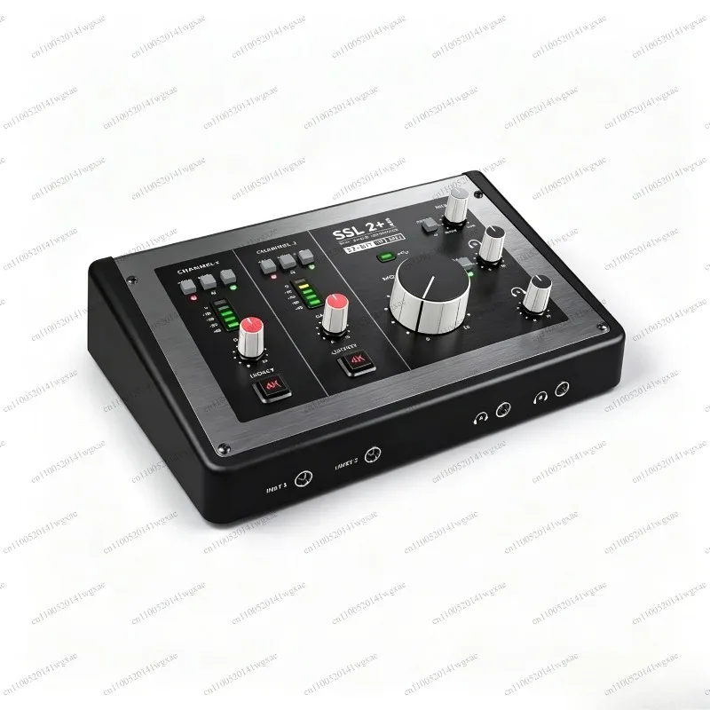 2X2 USB Audio Interface 32Bit 192KHz Balanced Monitor Output Music Recording Device