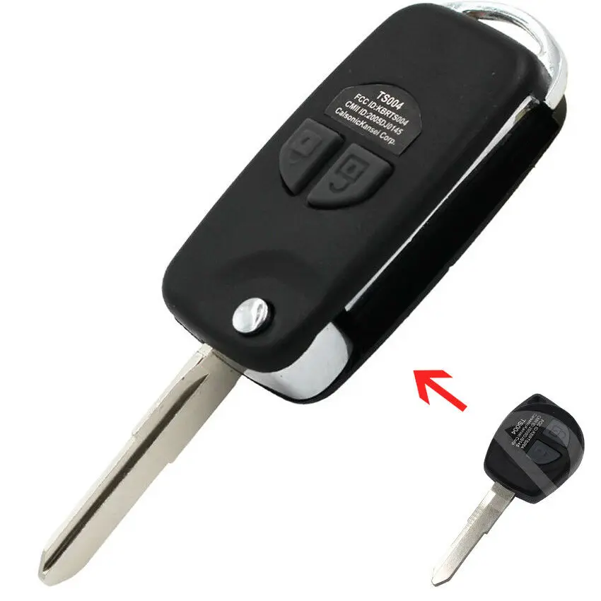 

AC34-Car Remote Key Fob Uncut Shell Case Keychain For Jimny JB74 2019+