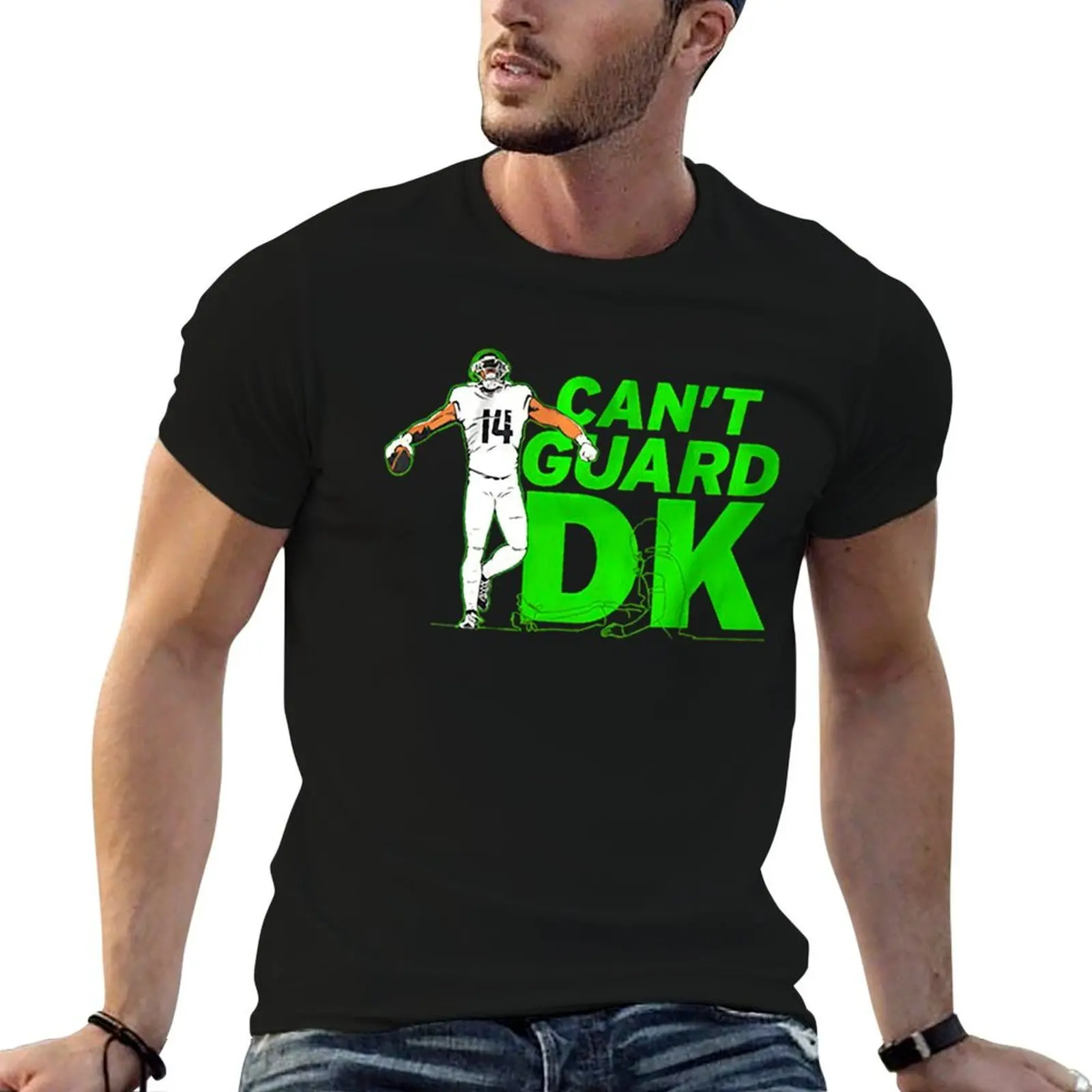 

Can't guard DK Metcalf T-Shirt man tshirt t shirt for man 100 percent cotton mens graphic t shirts T-Shirt