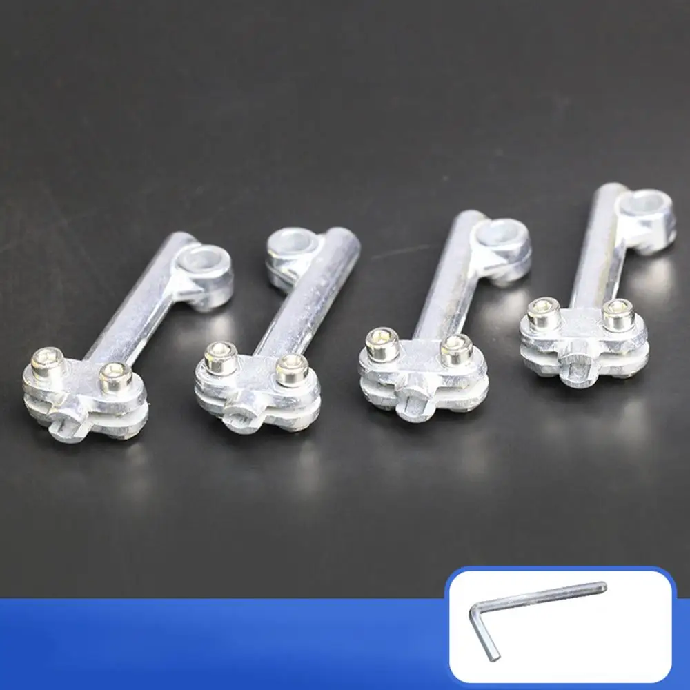 4 Stück Fahrrad-Schutzblechhalterungen, verstellbare Schutzblechhalterungen aus Aluminiumlegierung, leichte, rostfreie Montagestützstangen für den Rennradgebrauch – Detail 10