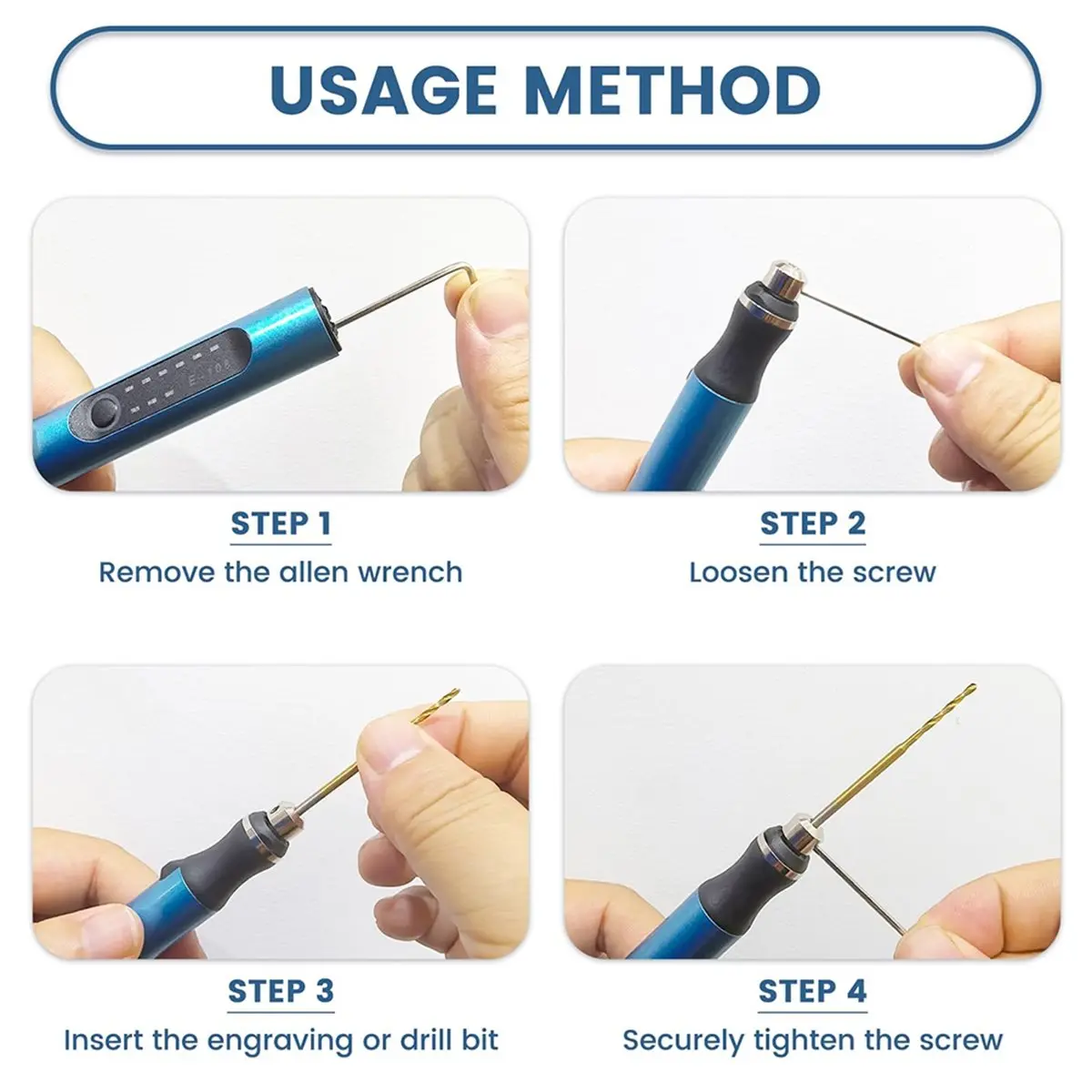 

Новая электрическая мини-дрель-ручка 2026 года для изготовления ювелирных изделий, гравировки и сверления
