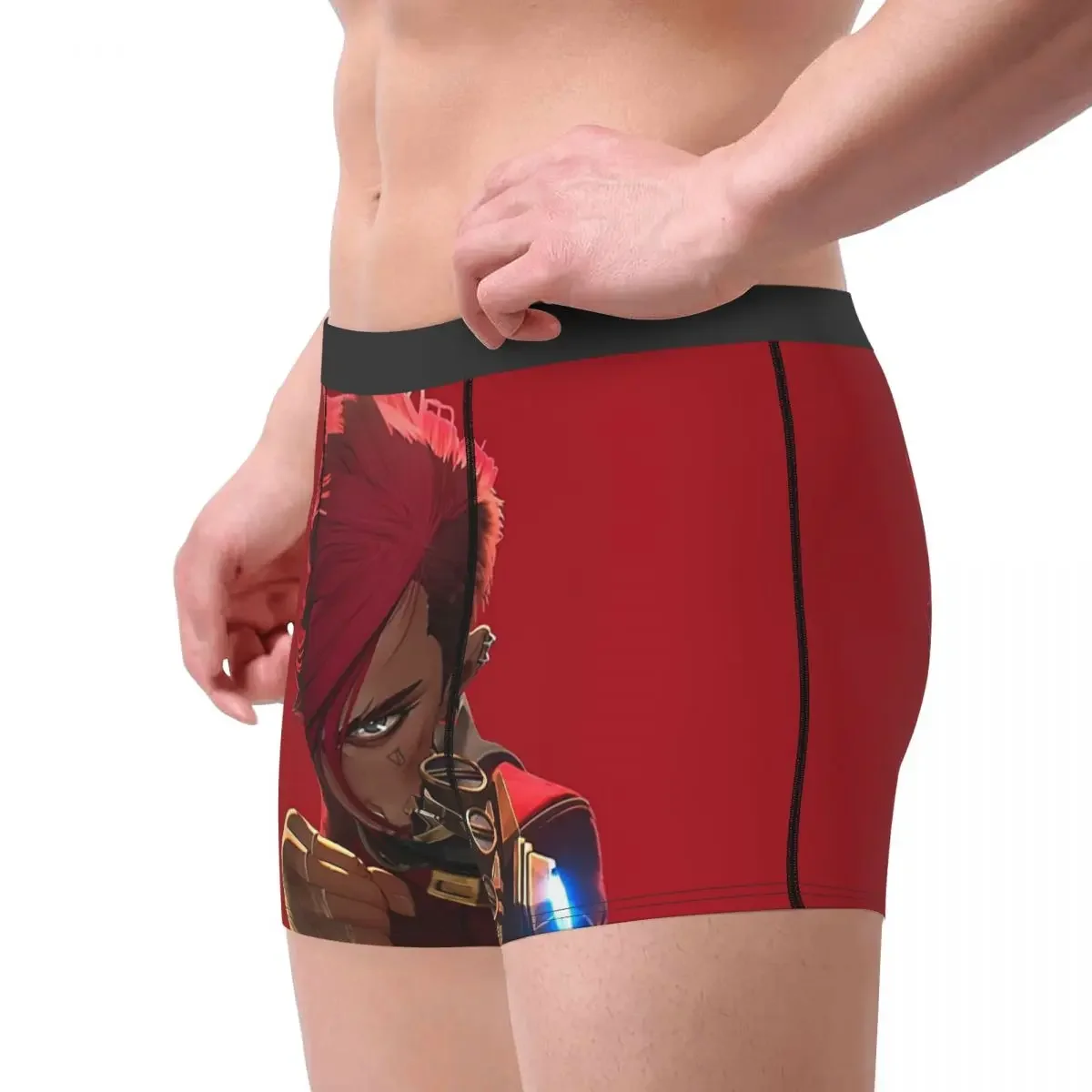 VI ,Arcane Mask Underpants Breathbale Panties Male Underwear Print Shorts Boxer Briefs