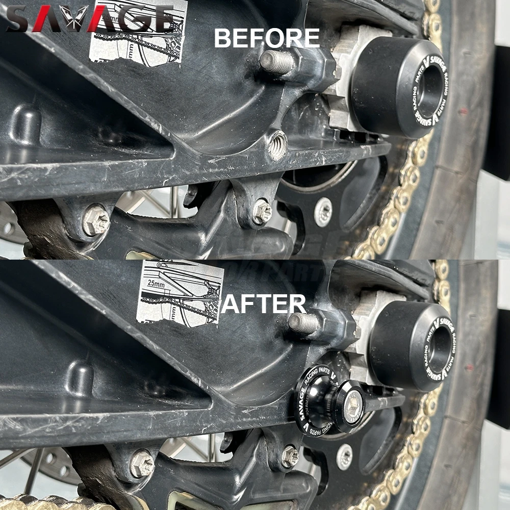 

Слайдер вилки заднего колеса M10 для 790 890 Duke/L ADV 990 Super 690 950 990 Supermoto, катушки маятника мотоцикла, винт подставки