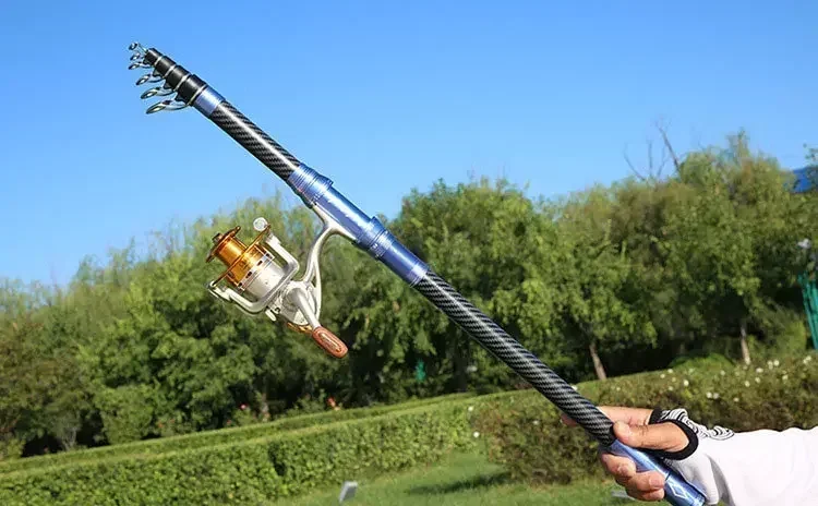 Best Telescopic Portable Rotary fishing 2.4M,2.7M,3.6M,3.9M,4.5M Fishing Rod Travel Sea Boat Rock Fishing Rod Carp