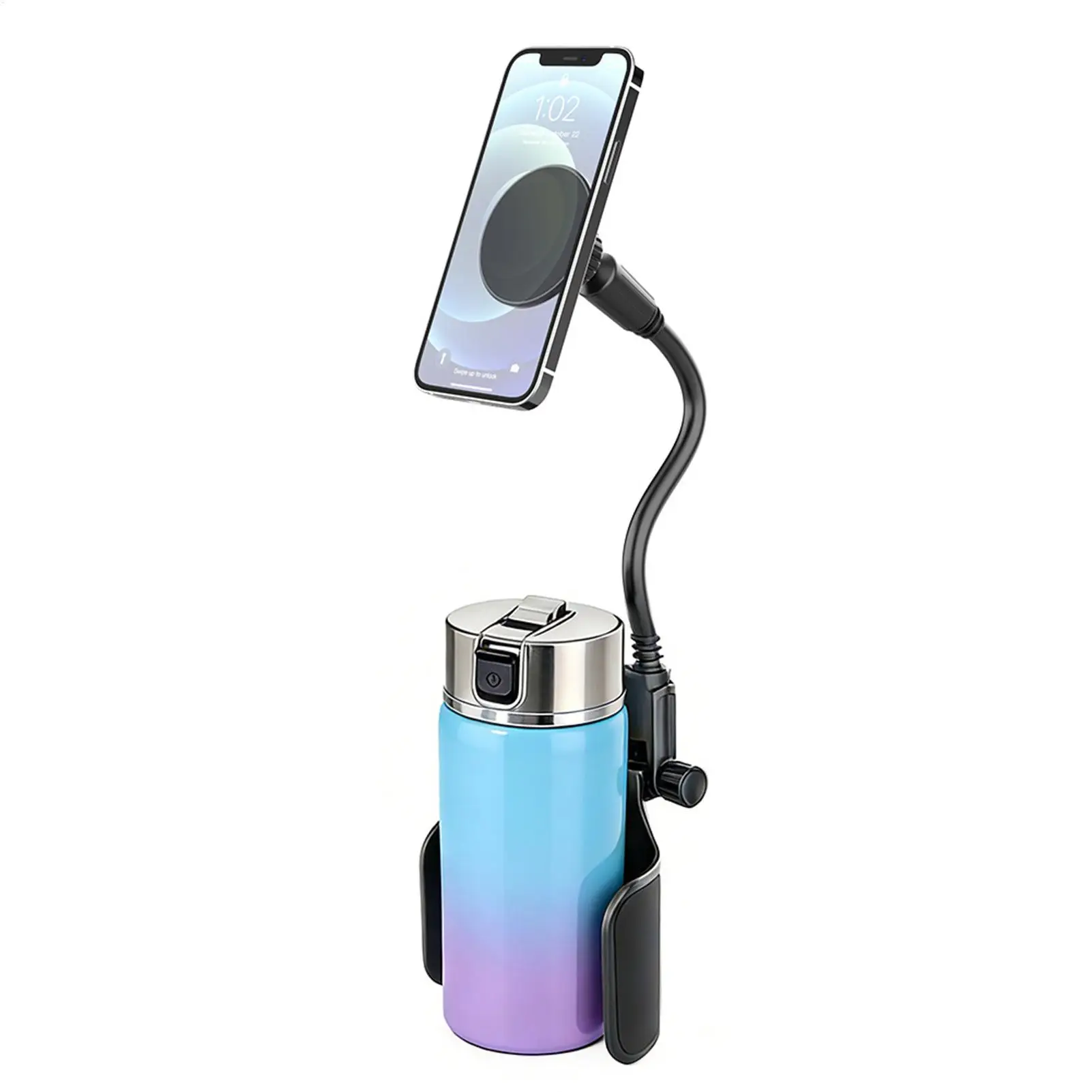 

Car Telephone Stand 360 Rotating Magnetic Cup Holder Drink Bottle Support Mount Phone Rack For Automotive Truck SUV RV Vehicle