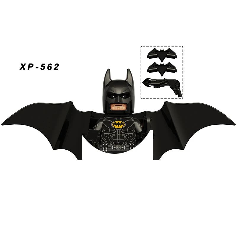 Herocross Kt1075 Held Mini Bouwsteen Actie Anime Figuur Batman Poppen Afbeelding Puzzel Montage Speelgoed Bakstenen Kinderen Speelgoed Geschenken