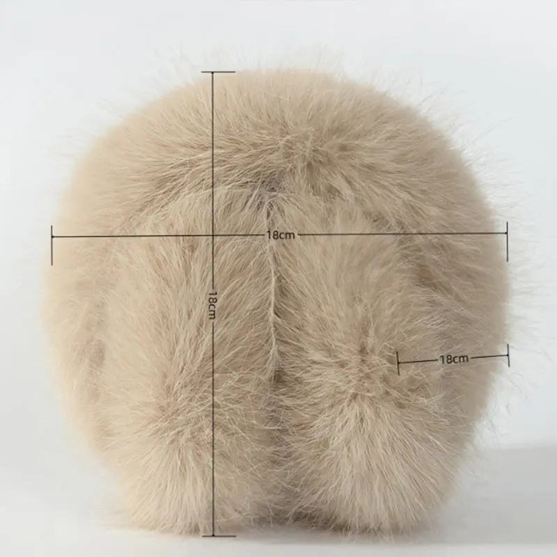 الصلبة لينة أفخم الأذن الدفء الشتاء غطاء للأذنين للنساء الرجال موضة في الهواء الطلق إيرفلاب حماية الأذن يفشل غطاء للأذن #5