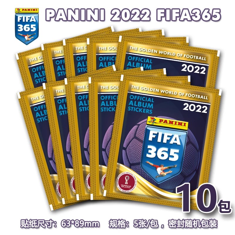 Panini 2022 Fifa365 Football Star Rare Limited Edition Favorite Stickers Christmas Birthday Gift Game Toys Single Pack