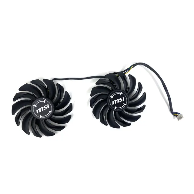 2 szt. Wentylator karty graficznej 87MM PLD09210B12HH 4Pin do pancerza MSI RX470 RX 480 RX570 RX580 karta wideo wentylatory chłodzące