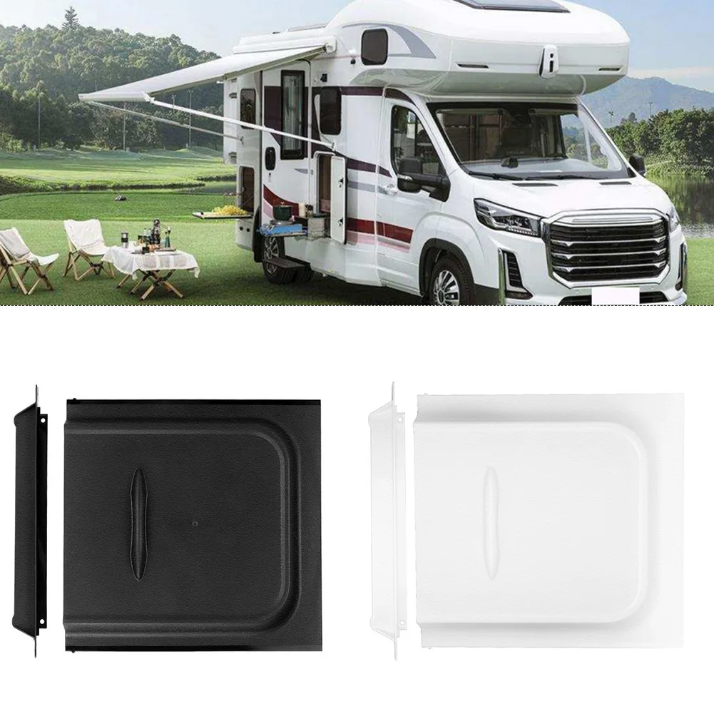 

12inch RV Screen Door Slider Panel With Slide Stop For RV Trailer Camper Cargo Trailer Parts Accessories Black/White