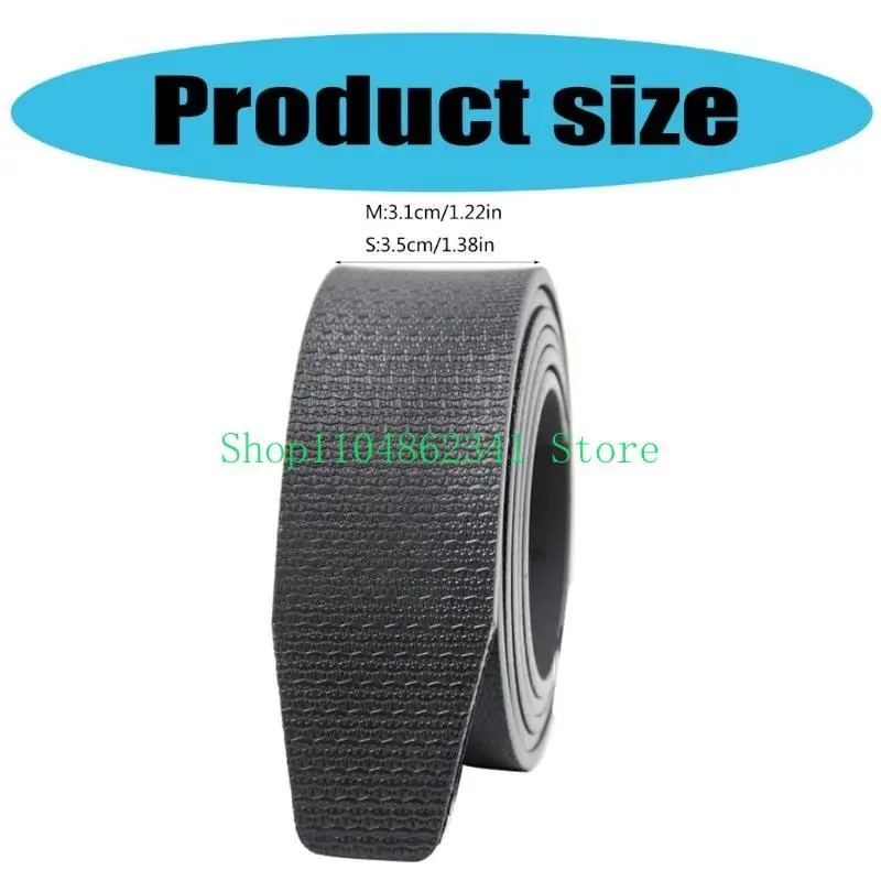 5ASD UNISEX Cintura cinghia senza incapuli con lunghezza regolabile Accessorio cinghia cinghia automatico/rachet per uso