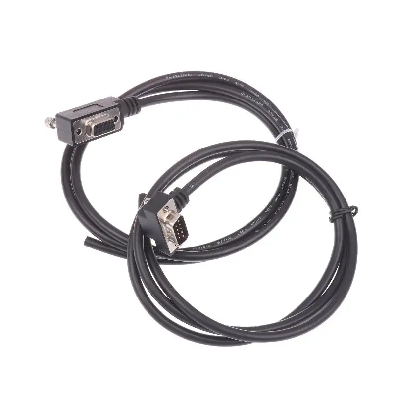 DB9 RS232 Serial Cable Up Down Angle 9 Pin D Sub Male to Female Port Extension for Server Rack Devices Versatile Use