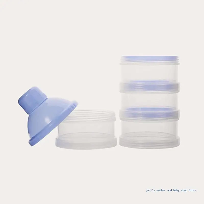 ภาชนะเก็บสูตรสำหรับทารกพร้อมช่อง 4/5 ช่อง Easy Wash เครื่องจ่ายอาหารเด็กวัยหัดเดินกล่องเก็บอาหารเด็กอเนกประสงค์