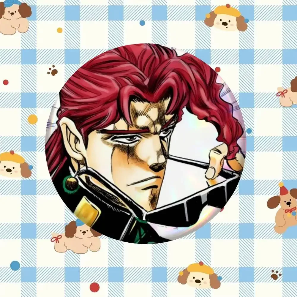 Cartoon Characters Jotaro Kujo Lapel Pins DIY Backpack Shirt Jewelry Accessories Brando Joseph Joestar Button Badges Toys Gifts