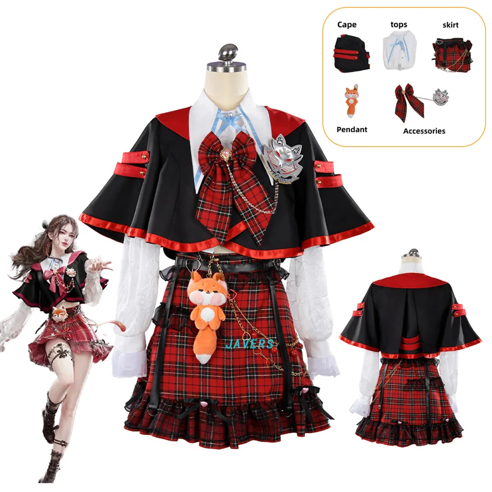 Game Naraka: Bladepoint Tessa Cosplay Costume  Woman Skin Spring Overture Sailor JK School Uniforms Kawaii Halloween Party Suit