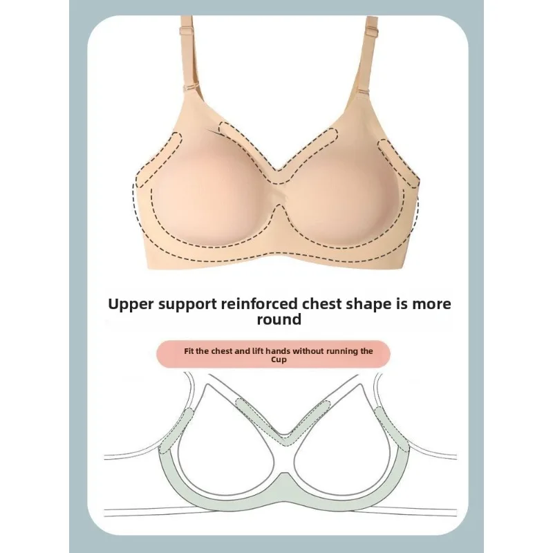 Bantalan Pembesar Payudara Silikon, Sisipan Push Up untuk Payudara Kecil, Bantalan Pembesar Tampilan Alami, Tanpa Jahitan, Ringan, Bra Berbusa