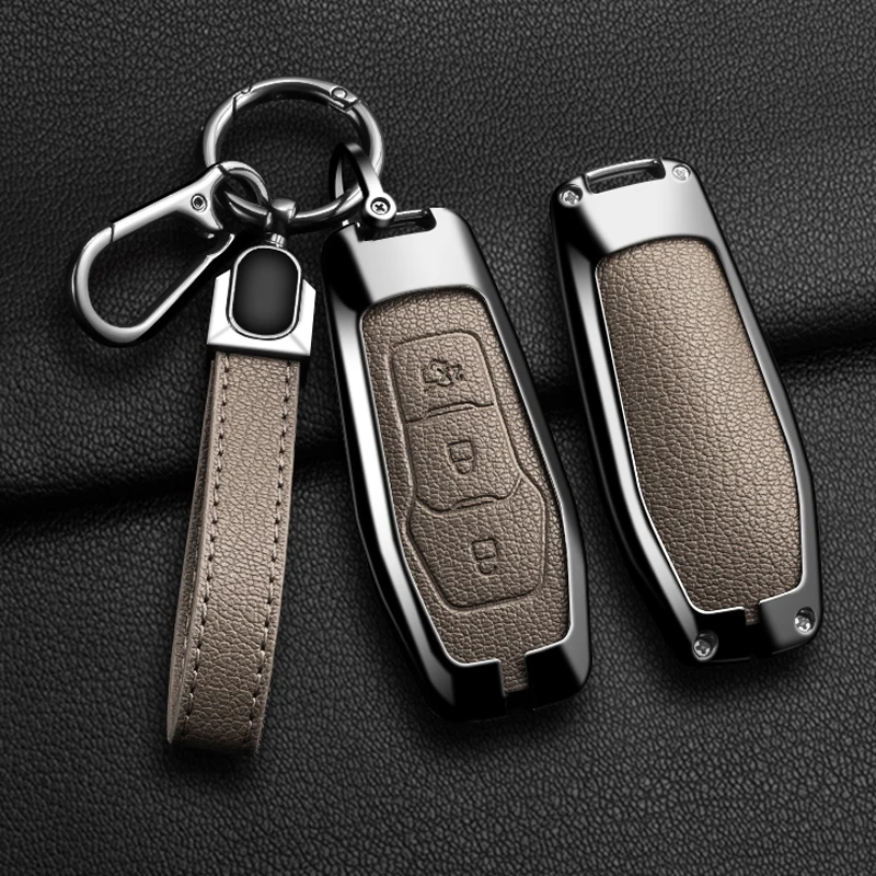 NEW Car key case suitable for Ford Mondeo MK3 MK4 MK5 Kuga F150 Ranger Explorer Focus SMAX CMAX Mustang car key protection case