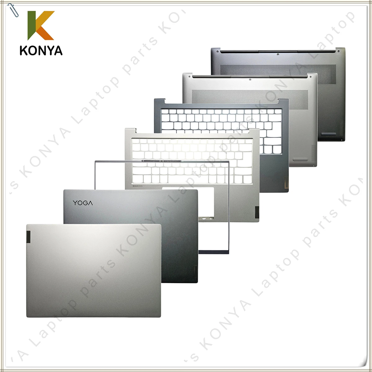 For Lenovo Yoga 14S Slim 7 Pro 14 S750-14 XiaoXin Pro 14 2021 Series Laptop LCD Back Cover/ Front Bezel/Palmrest/Bottom Case
