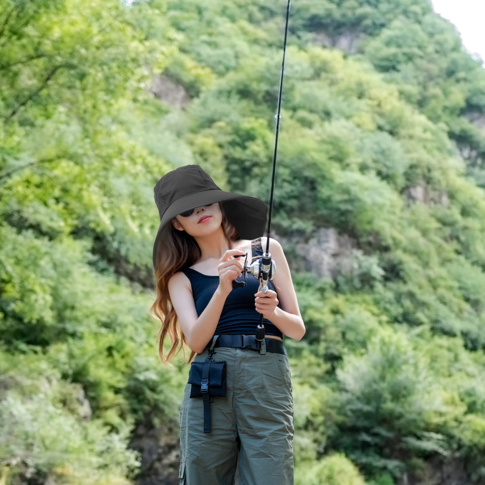 

Solar Outdoor Sun Hat for Women Lightweight Foldable Breathable Summer Cap UV Protection Beach Hat Simple Style Visor