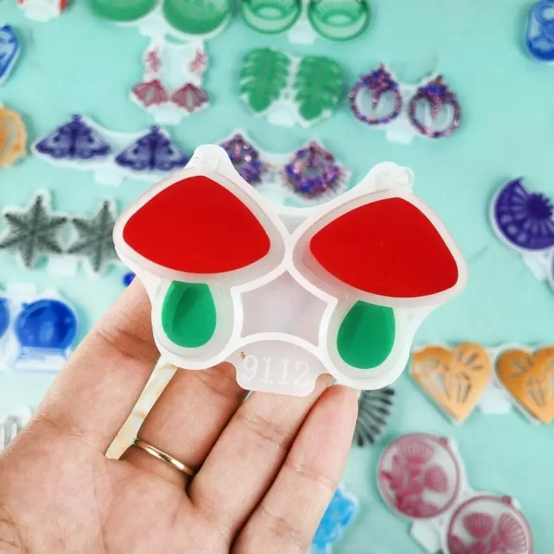 

28 шт., подвесные серьги-подвески, украшения, несколько стилей, нерегулярная силиконовая форма