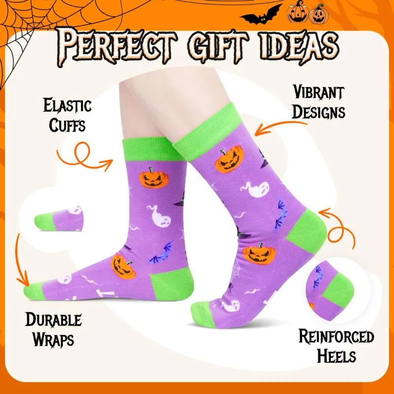 

Fun Halloween Socks Novel and Cool Suitable for Boys and Girls as Halloween Gift