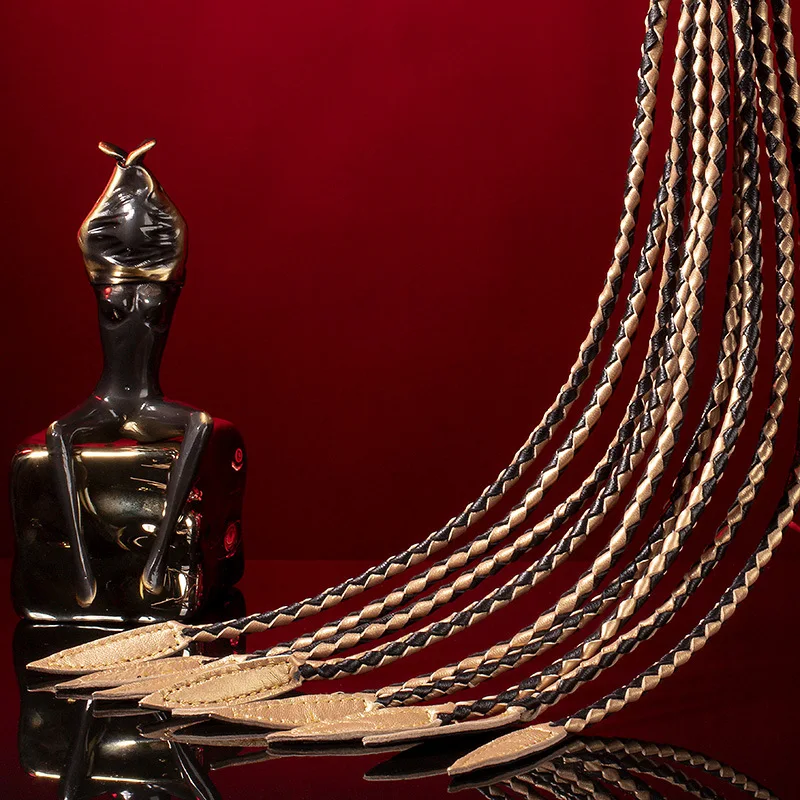 BDSM Bondage Whip Leather Flogger Spanking Paddle Dom Sub Discipline Riding Crop Roleplay Fetish Accessories for Couples Adult view 3