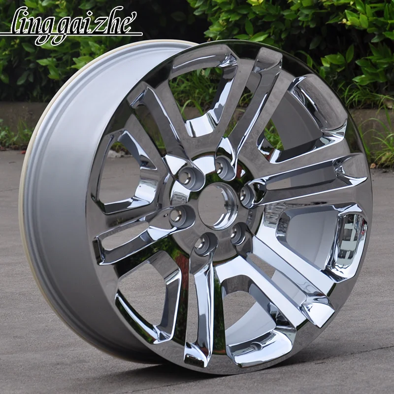 22*9 Chrome Wheels 6-139.7 for GMC YUKON SIERRA CANYON Chevrolet Silverado 1500 Pickup Colorado Chevrolet Silverado Tahoe Suburb