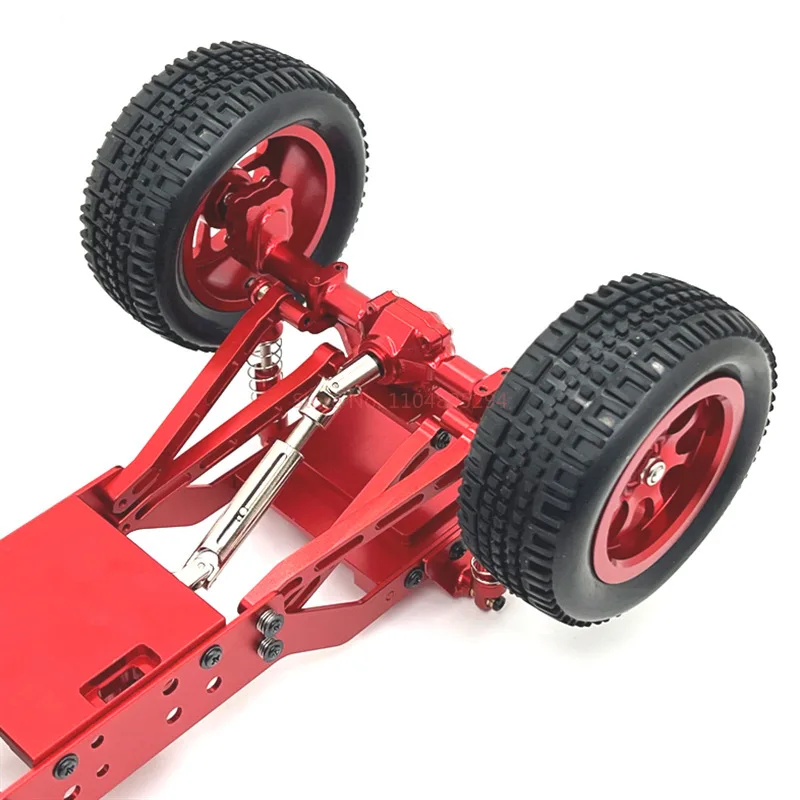 Mn 1/12 Mn168 リモートコントロールカースペアパーツ金属アップグレード修正フロントとリアドアブリッジフレームシャーシ