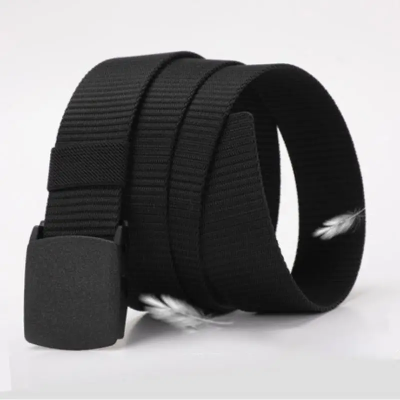 Military Automatic Buckle Nylon Belt Outdoor Hunting Multifunctional Canvas Belt High Quality Men Belt