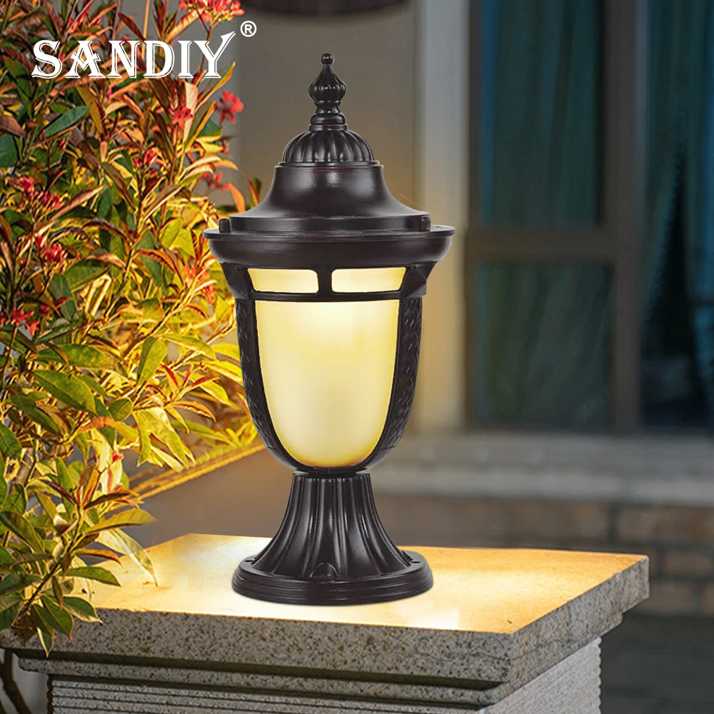 

Outdoor Wall Light Hippocampus Style Waterproof IP65 Europe Sconce Villa Retro Exterior Garden Doorway Light Vintage Porch Lamp