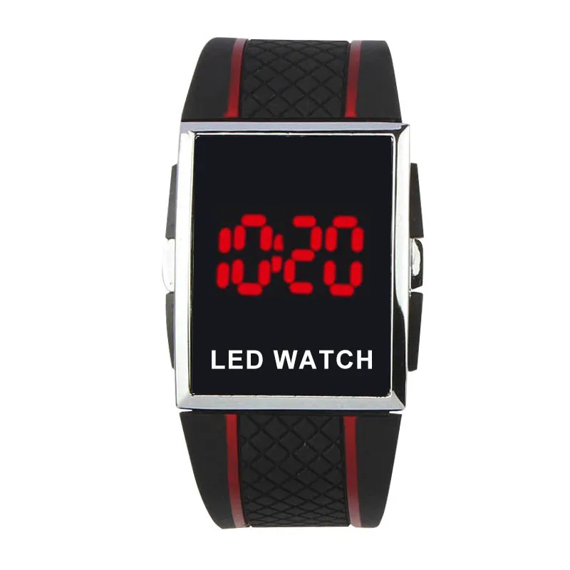 

New Fashion Led Watch Digital Men Female Lover Watch Sports Casual Wristwatch Watchband Black White Relojes Clock Watches