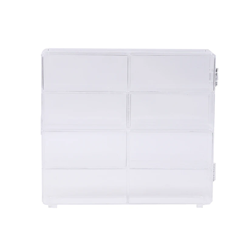 1Pc Vehicles Car Model Toys Storage Box Transparent Acrylic Display Case Compatible With 8 Slots Display Case For Die Cast Cars