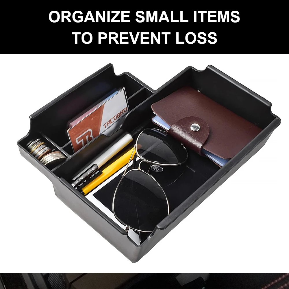 Center Console Organizer Storage Tray For Ford Explorer 2020 2021 2022 2023 2024 Armrest Box ABS Tray Insert Organizer Glove Box