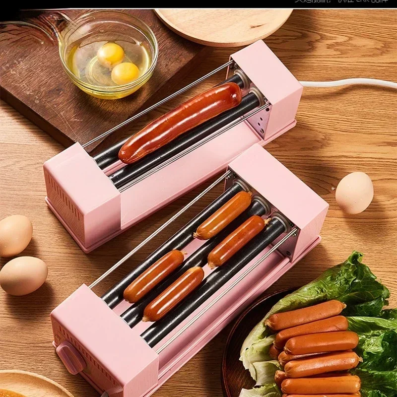 Gebraden Worst Machine Desktop Huishoudelijke Mini Hotdog Maker Multifunctionele Worst Ontbijtmachine Hotdog Machine Worst Hond