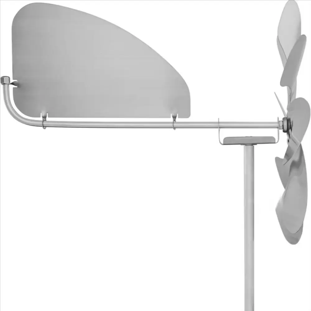 Removable Stainless Steel Windmill Corrosion Resistance Ball Bearing Rotating Garden Pinwheels Decorative Stable Stake