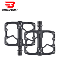 BOLANY 3.0 Aluminum Alloy Bicycle Pedal Hollow Anti-slip 16 Nail MTB Pedal CNC 3 Bearing Lightweight Pedal Bike Supplies