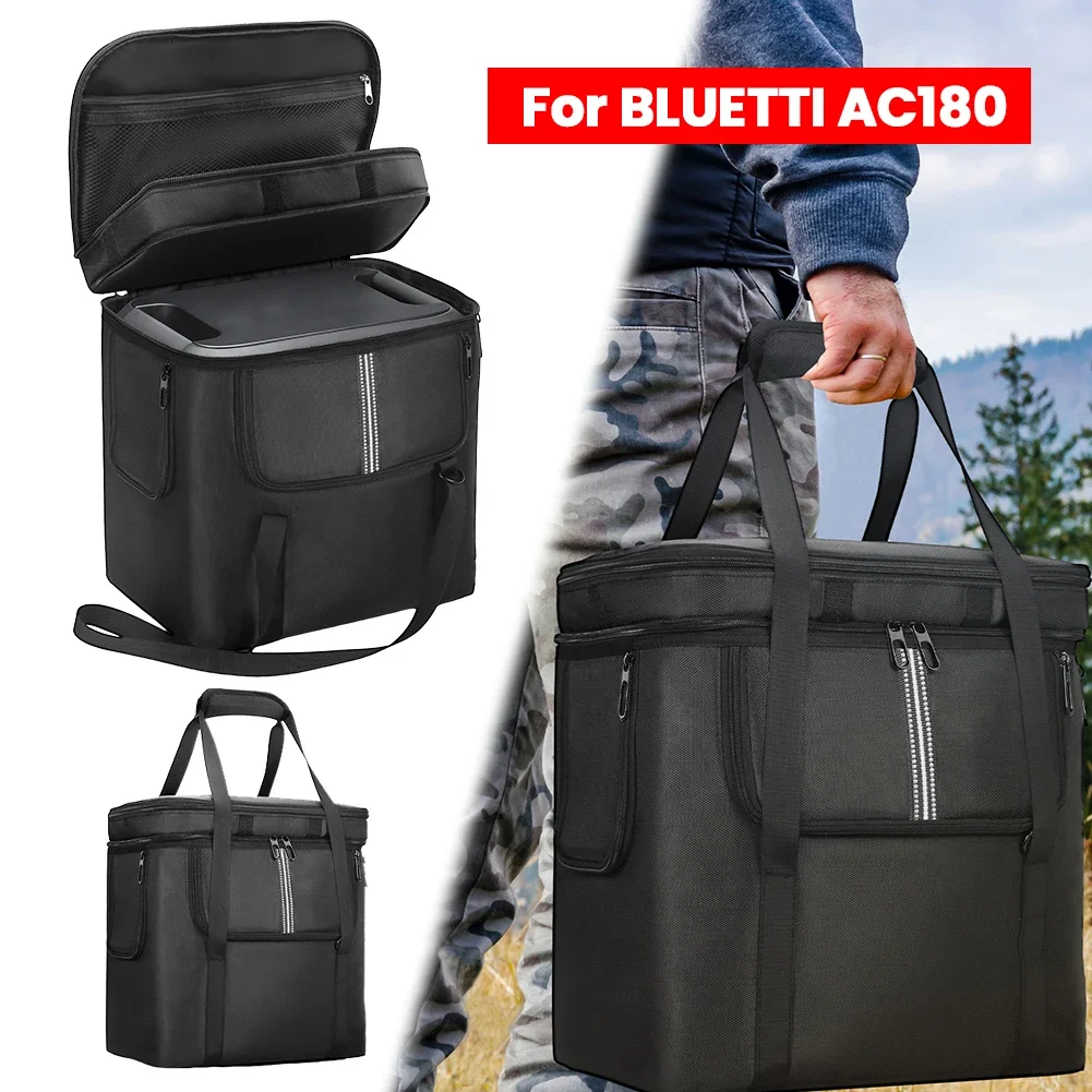 Tragetasche für BLUETTI Portable Power Station AC180, Reisetasche, wasserdicht, sturzsicher, mit Schultergurt und Griff