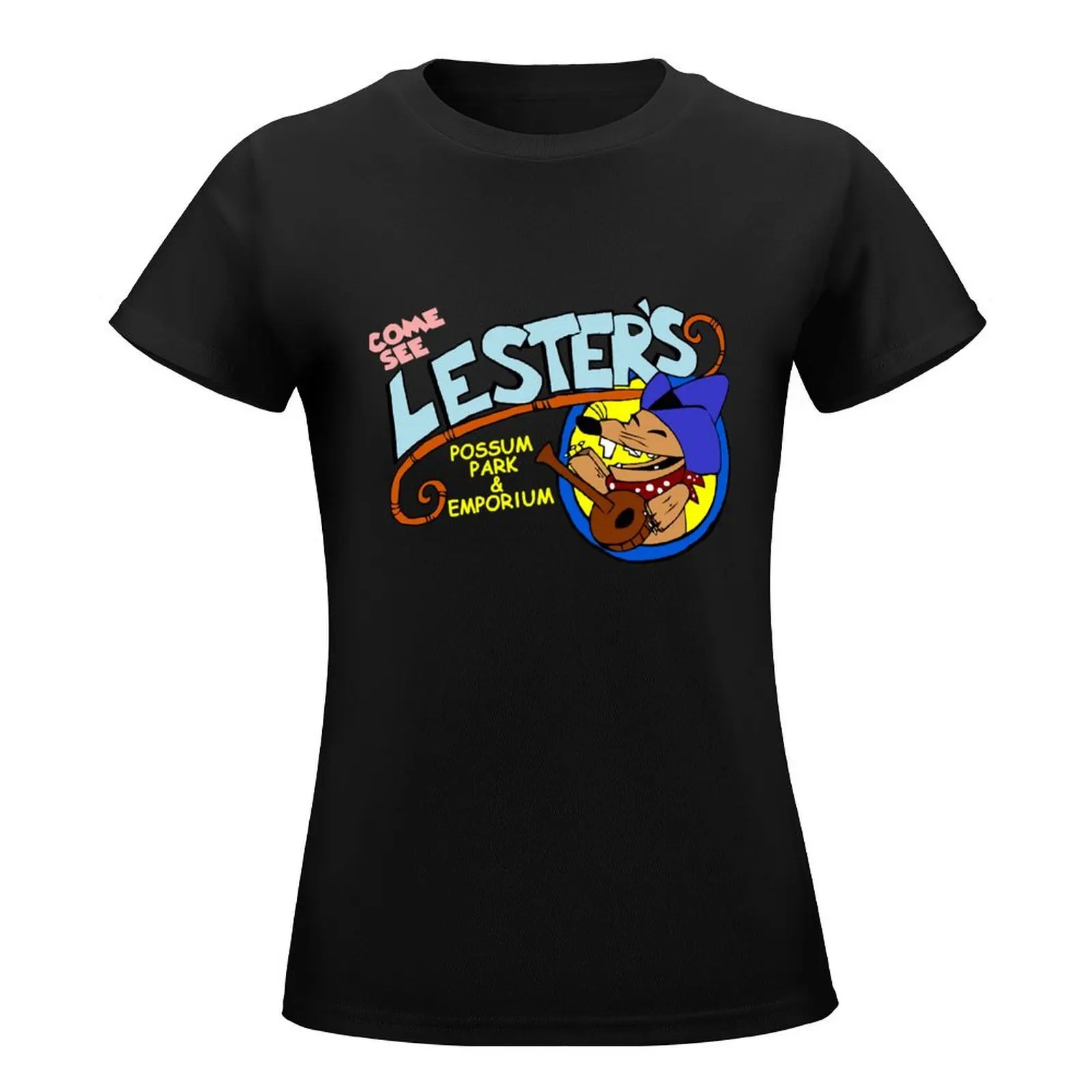 Men's Lester's Possum Park Popular Gifts Idea Fitted T-Shirt shirts graphic tees lady clothes Women tops