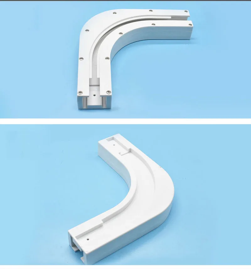 High Quality 90 Degree Corner Device Suitable For Jia Li Si Rail,Electric Curtain Track Connector