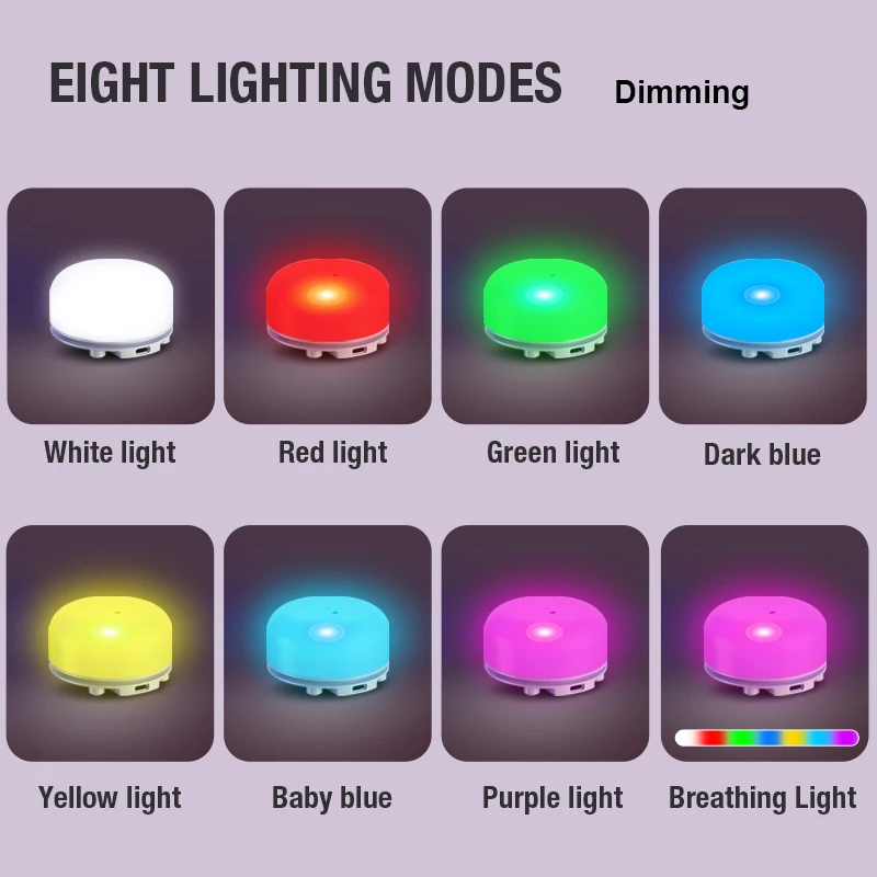 مصباح جو LED مع 8 أوضاع إضاءة للاحتياجات متعددة الاستخدامات يدعم شحن TYPE-C مما يخلق الضوء المحيط المثالي Enviro #6