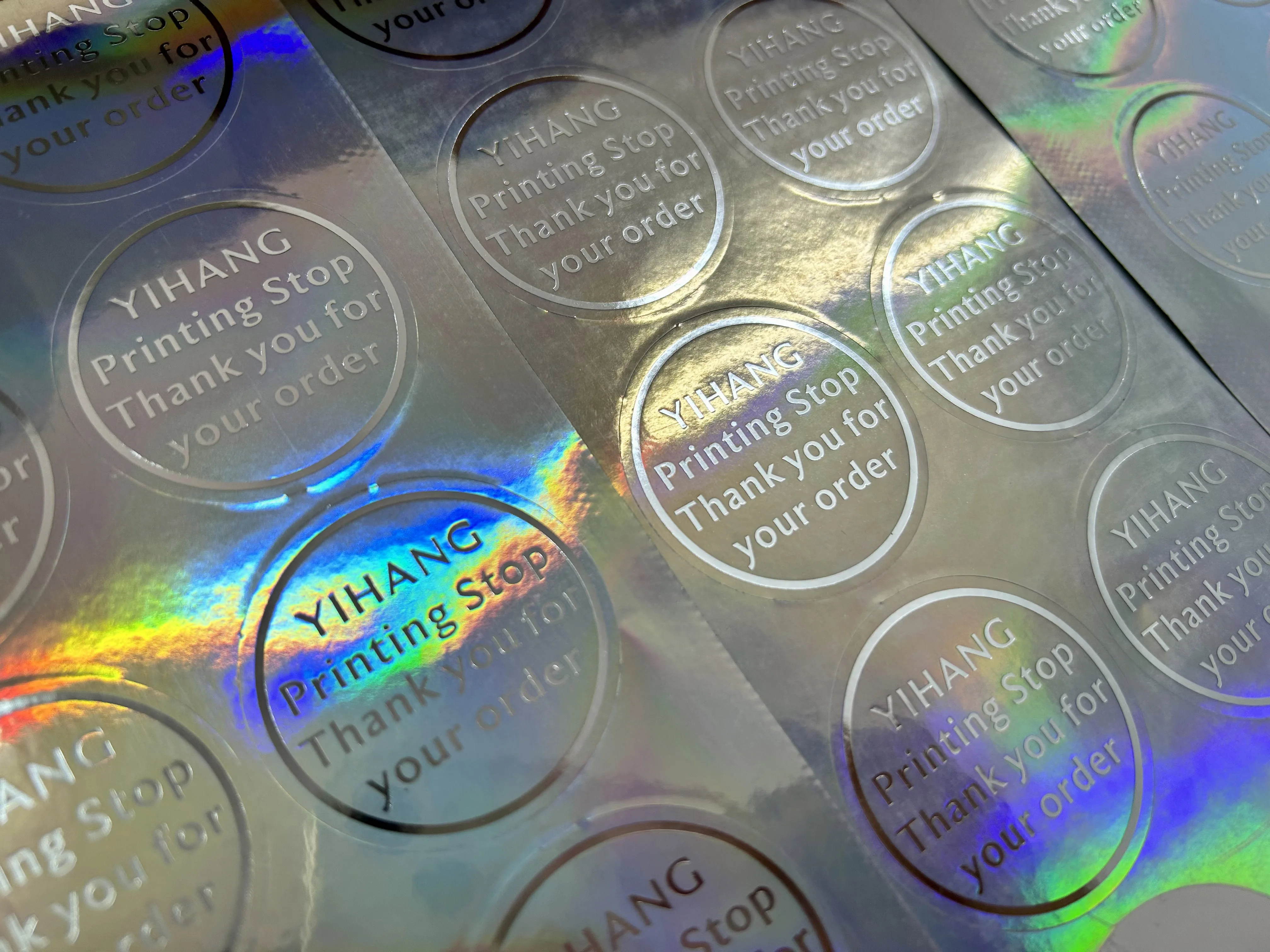 Laser reflective stickers, customized logo, various text, waterproof, can cut various graphics