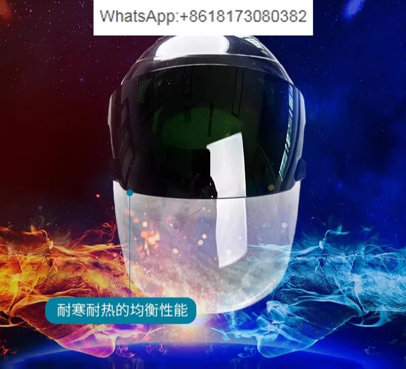 Durable mechanical parts Transparent welding polishing protective mask head mounted