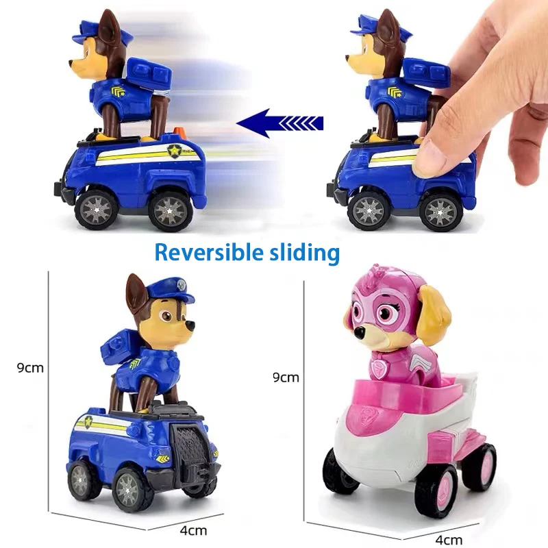 PAW Patrol Toy Car Set with Marshall Skye Chase Rubble Ryder Collectible Figures Rescue Vehicles Kids Birthday Christmas Gift view 6