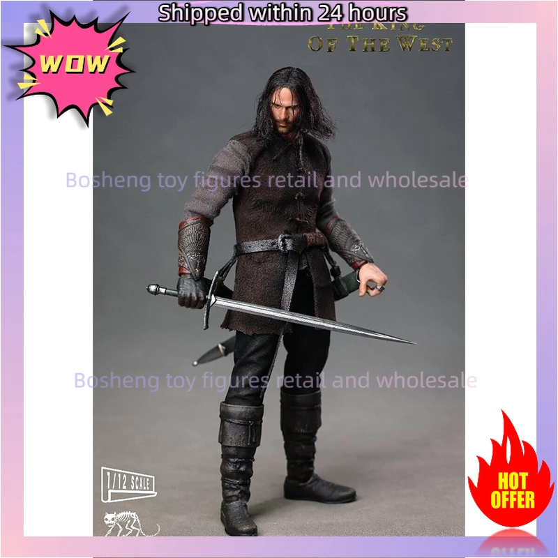 Original Hell Cat Studio 1/12 The King of the West 3rd party Aragorn DYM202403 Anime Action Collection Figures Model Toys Gifts