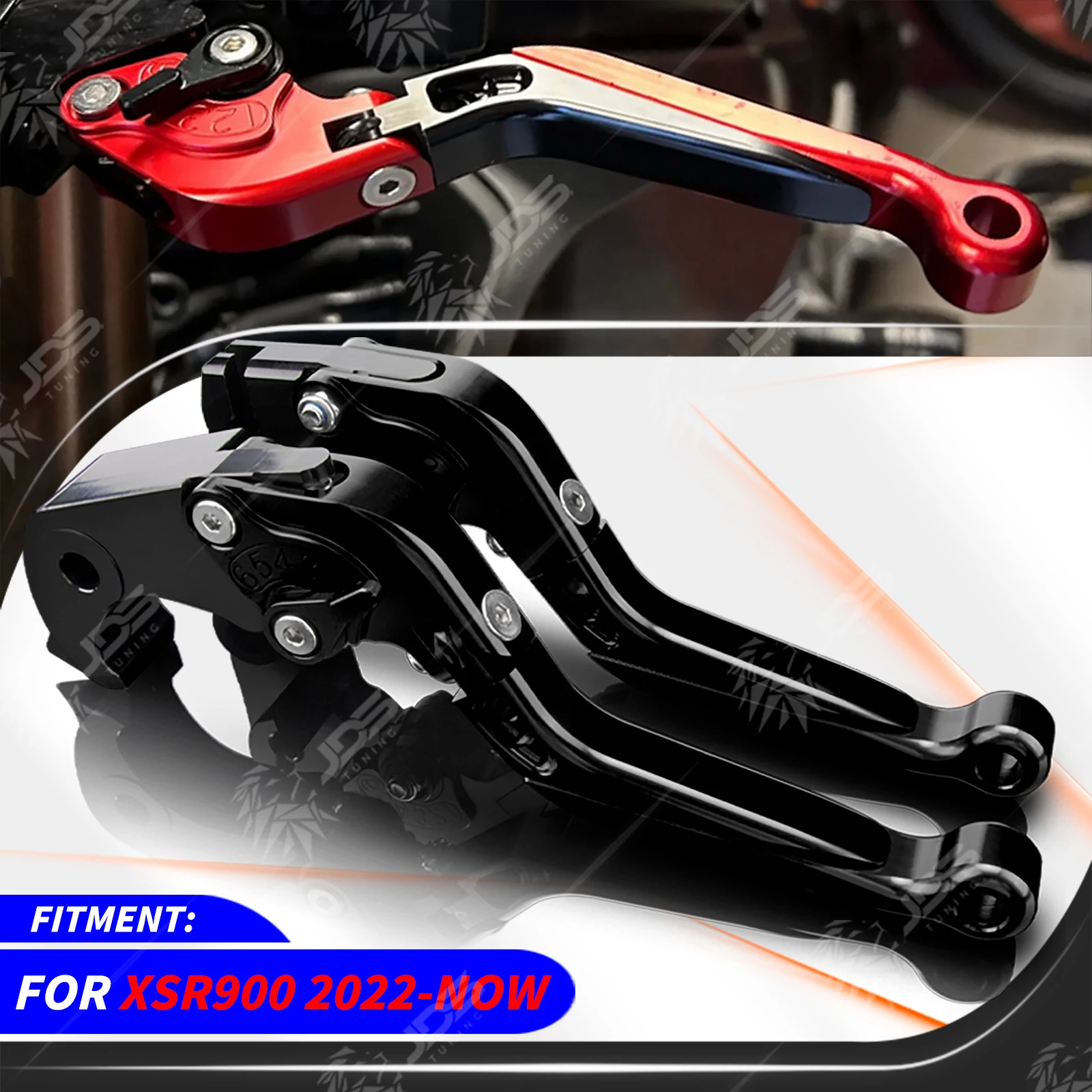 

JDSTUNING для Yamaha XSR900/XSR 2022-НАСЕГДАНОВЕРНОЕ ВРЕМЯ: Регулируемые складные рычаги сцепления и тормоза, аксессуары и запчасти для мотоциклов