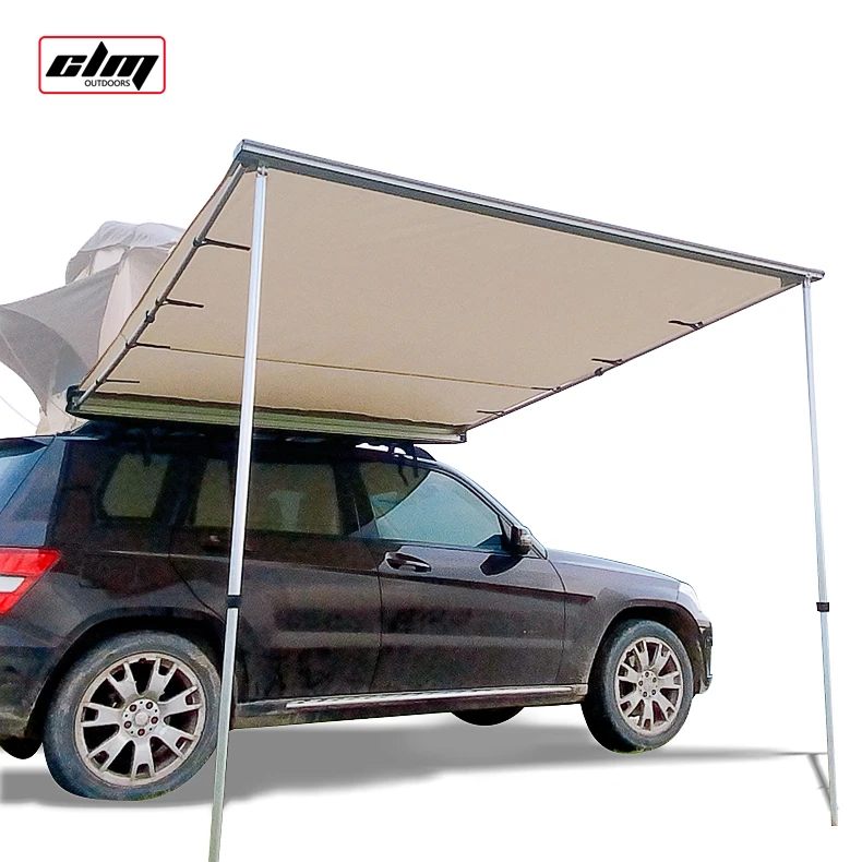 

CLM Heavy Duty Outdoor Camping Vehicle Awning Rooftop Retractable 4wd 4x4 Car Side for Jeep/SUV/Truck/Van