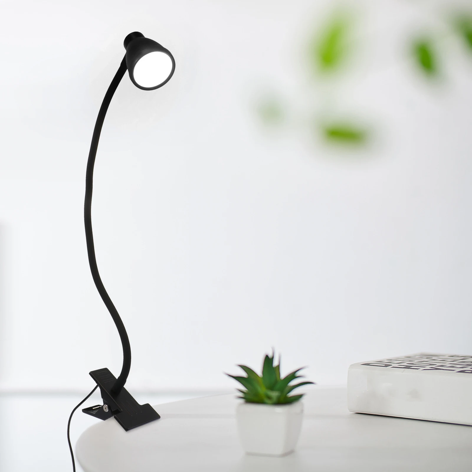 Usb Cozy Night Simple Creative Decorative For Bedroom Dorm Led Small Night Lamp Convenient Clip Light Sturdy Usb Powered Reading