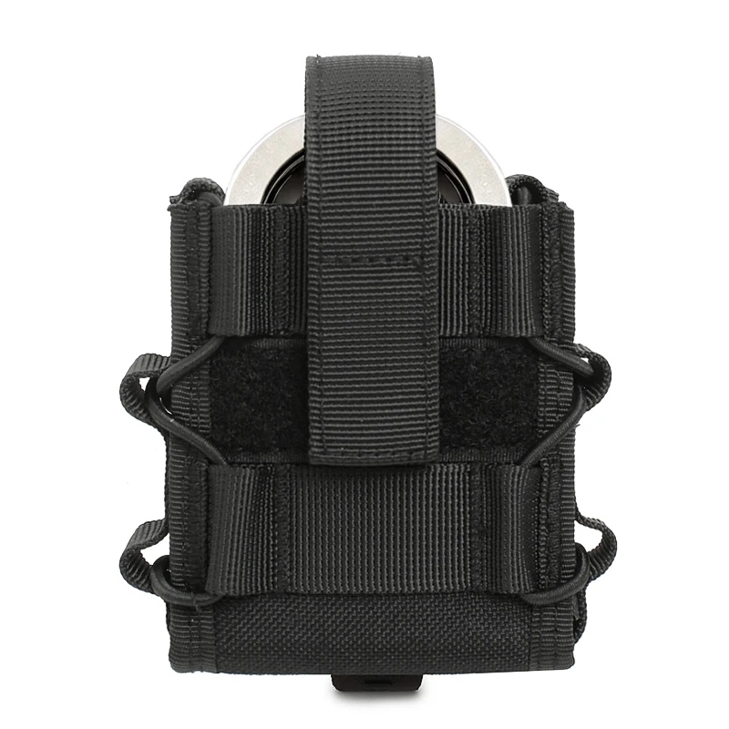 Taktische Handschellen-Halterung Molle-Tasche Offene Universal-Handschellenhülle Fesseln-Holster Gürteltasche Jagdzubehör – Detail 3